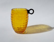 Load image into Gallery viewer, Gonzo Grenade Glasses - Gold Amber with Black Pull Pin
