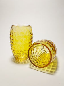 Gonzo Grenade Glasses - Gold Amber