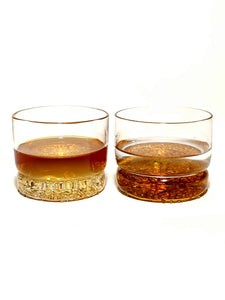 Crystal Bodega Glasses - 4oz in Amber