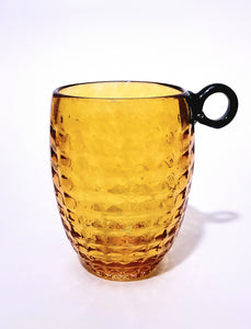 Gonzo Grenade Glasses - Gold Amber with Black Pull Pin