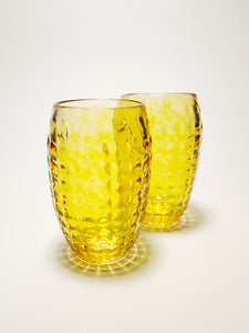 Gonzo Grenade Glasses - Gold Amber