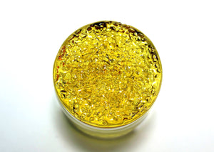 Crystal Rocks Glass in Amber